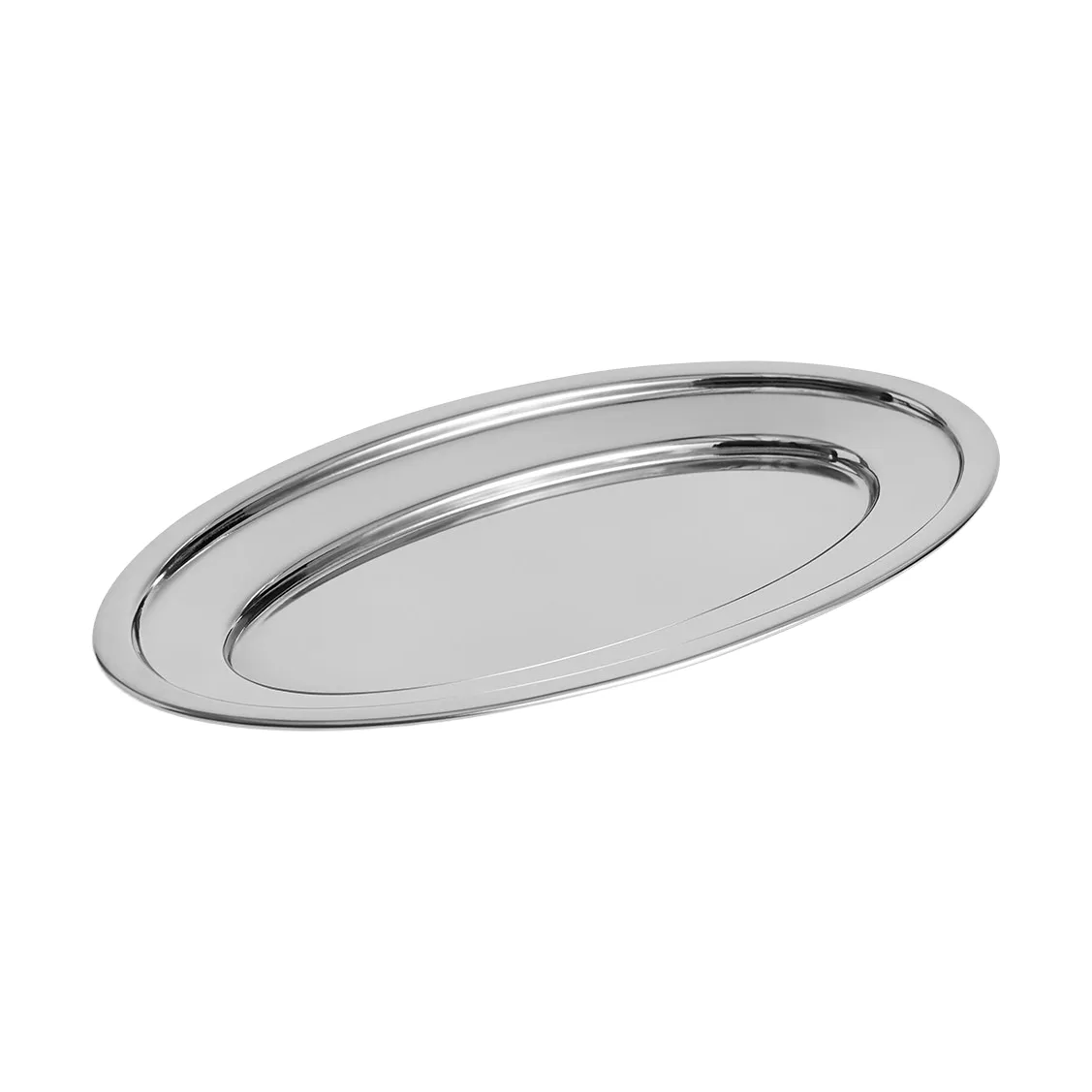 Fuente de servir Essential Steel, Acero inoxidable, ovalado, medium HAY