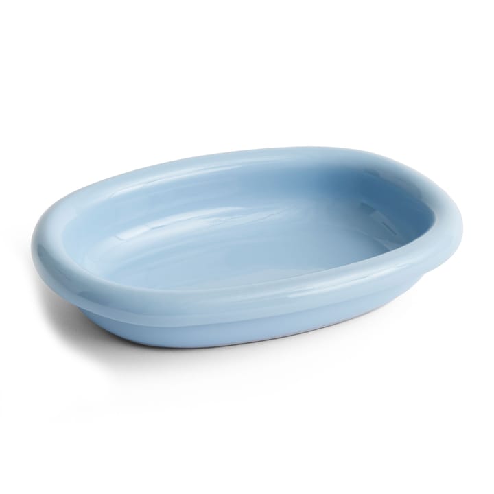 Fuente de servir ovalada Barro small 20x27,5 cm - Light blue - HAY