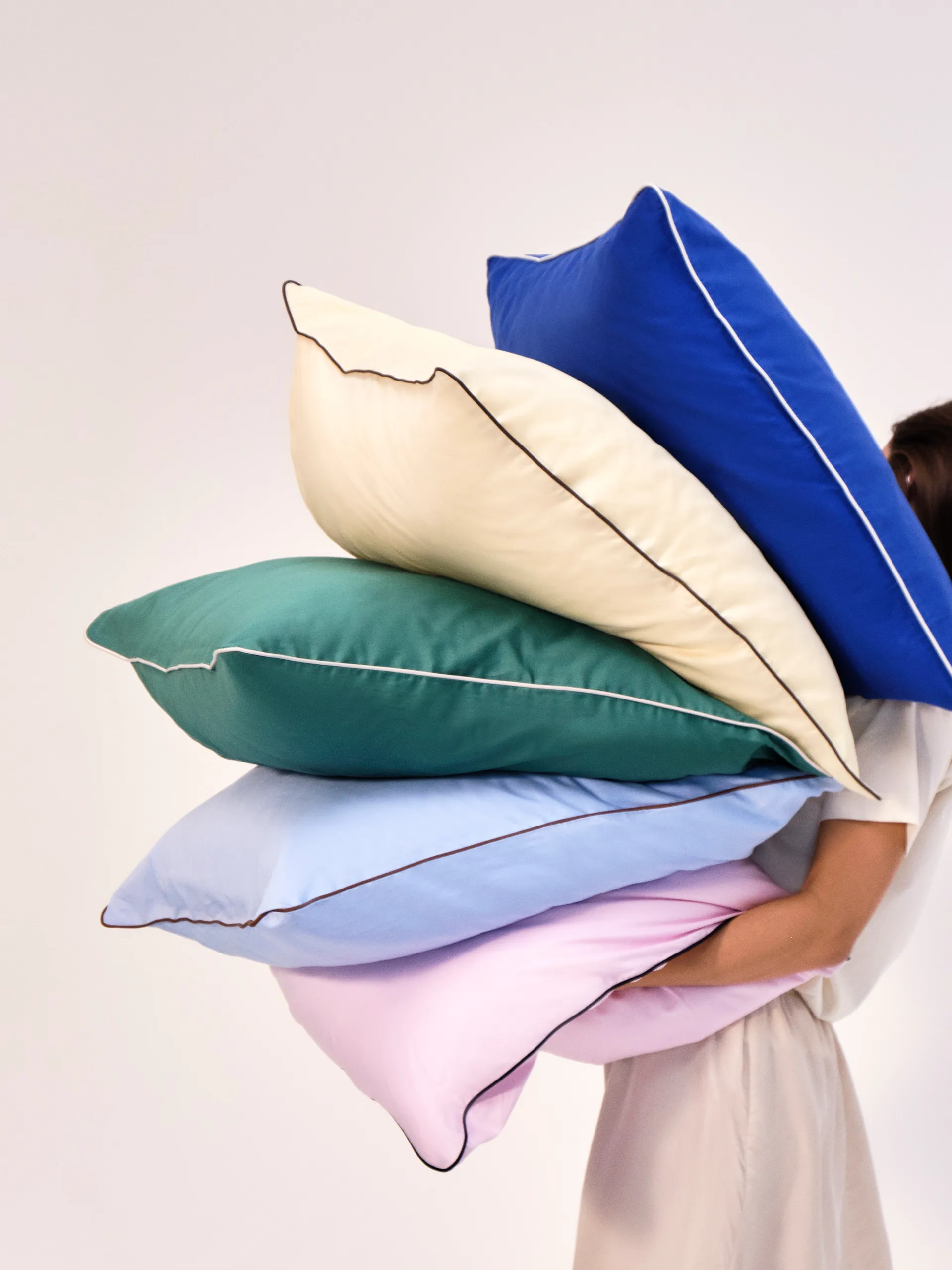 Funda de almohada Outline 50x60 cm, Soft yellow HAY