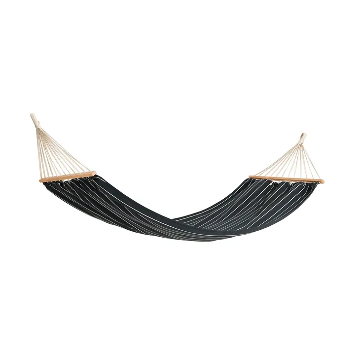 Hamaca Outdoor Market - Black-beige, 210x100 cm - HAY