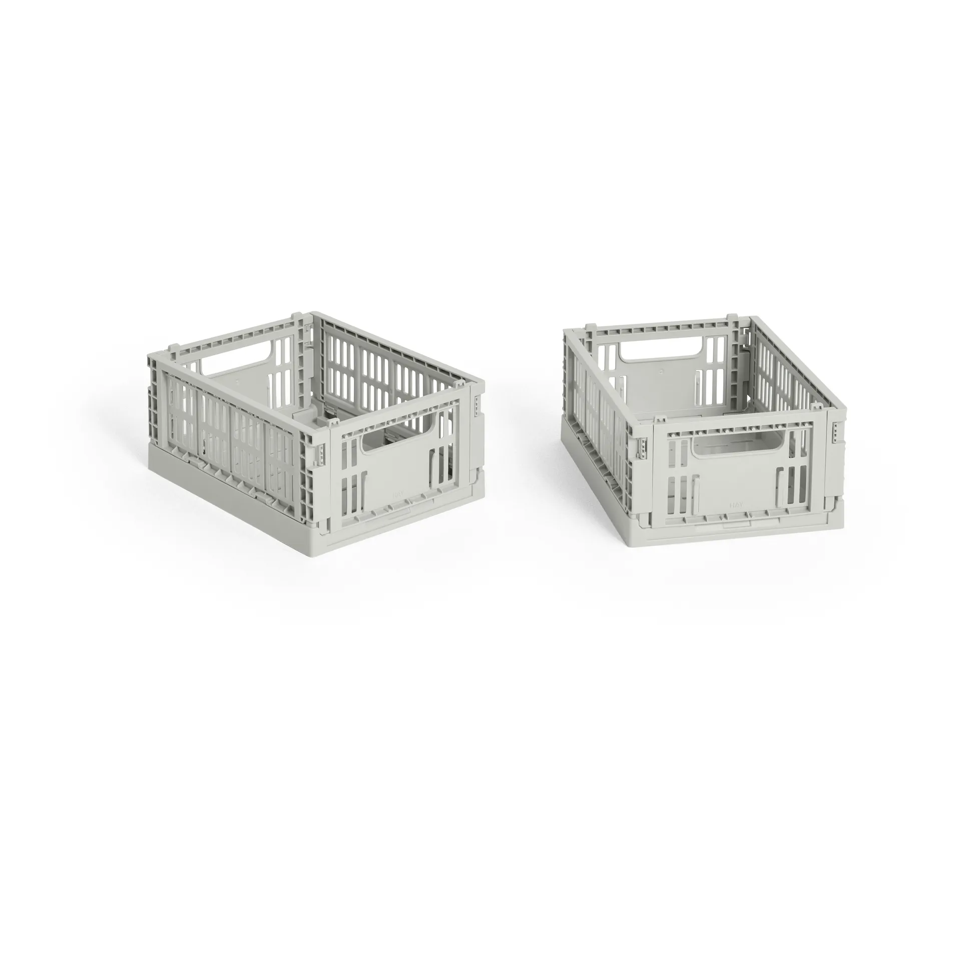 HAY Colour Crate Mini 2-pack 13x17 cm, Grey HAY