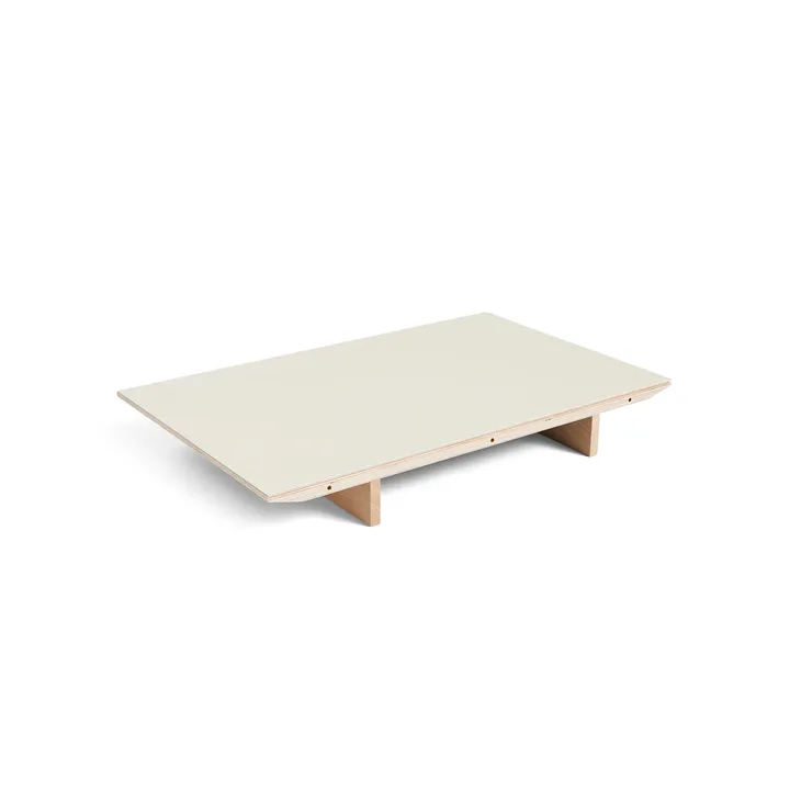 Hoja extensible para mesa de comedor CPH30 2.0, 50x90 cm - Off white linoleum-roble lacado - HAY