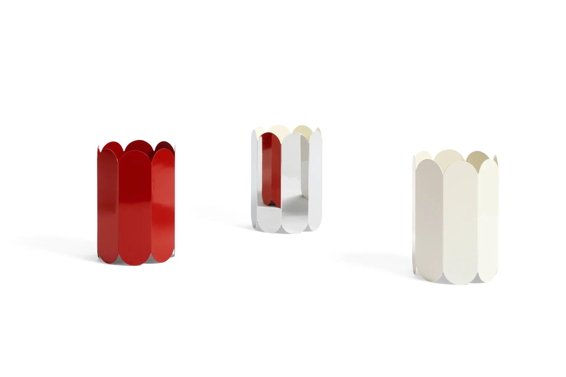 Jarrón Arcs 25 cm, Red HAY