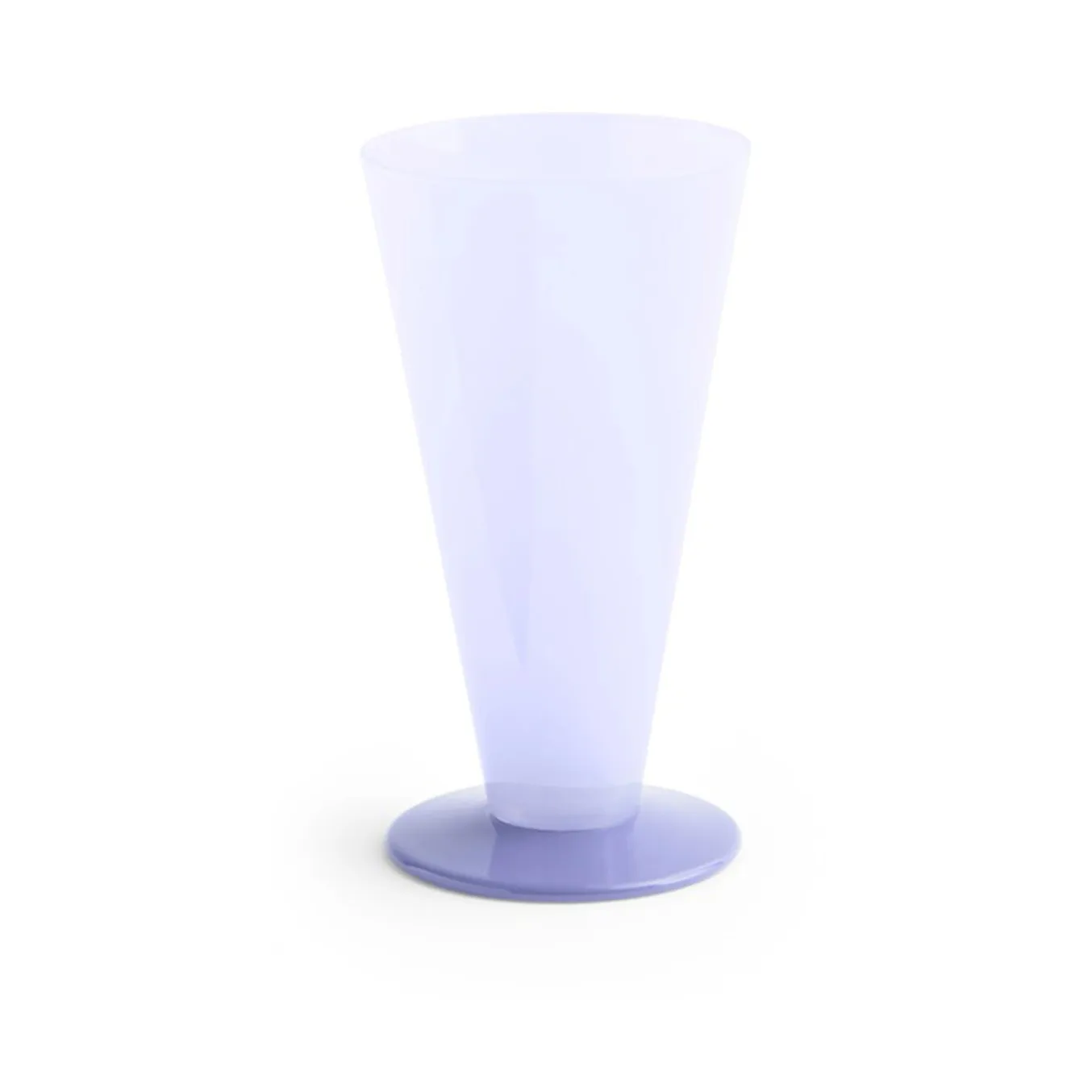 Jarrón Conical, Light blue-lavender blue, small HAY