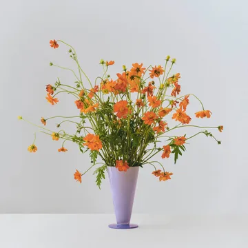 Jarrón Conical - Light blue-lavender blue, small - HAY