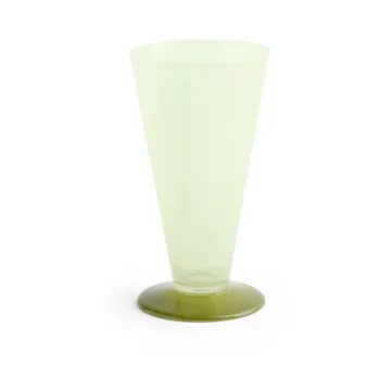 Jarrón Conical - Light green-dark lime, small - HAY