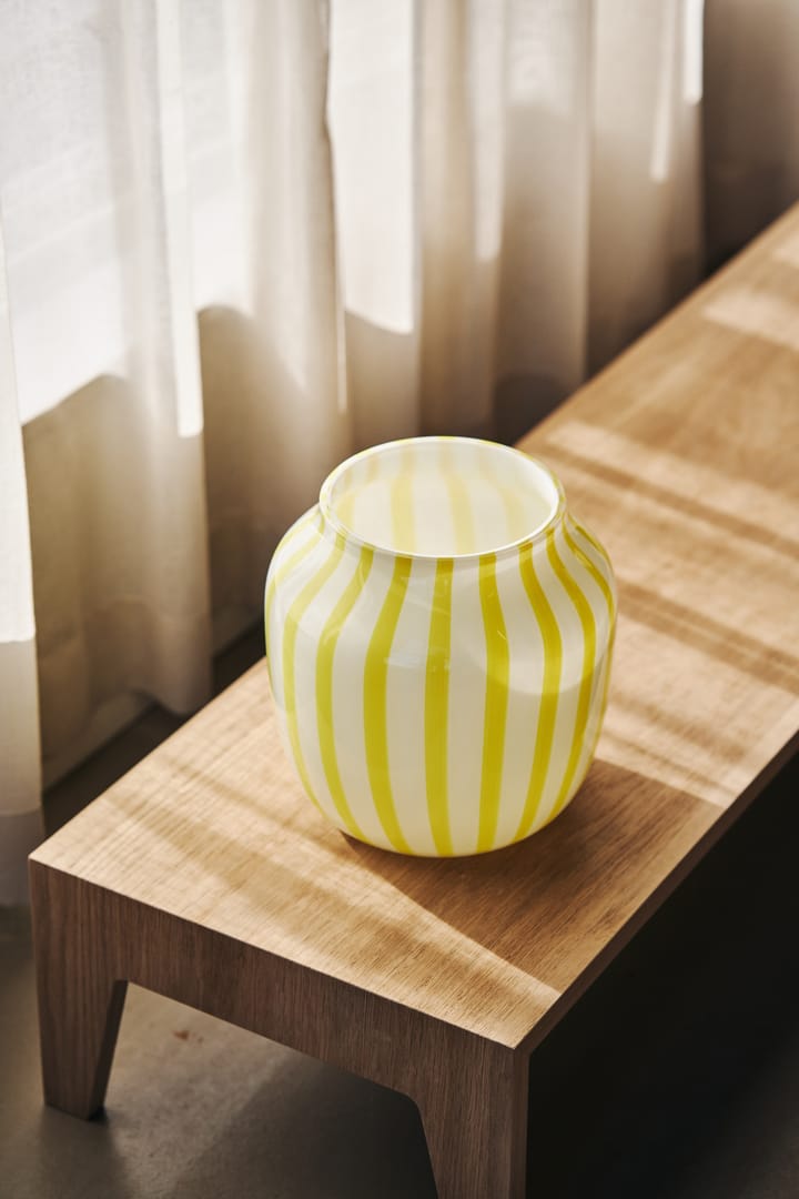 Jarrón Juice Wide 22 cm, Yellow HAY