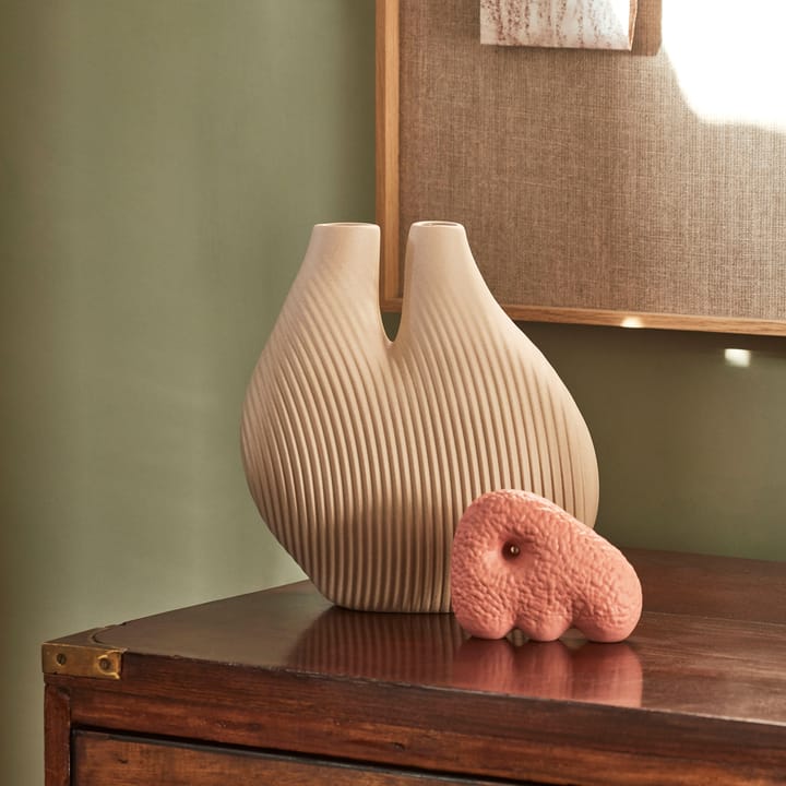 Jarrón W&S Chámbar, Light beige HAY