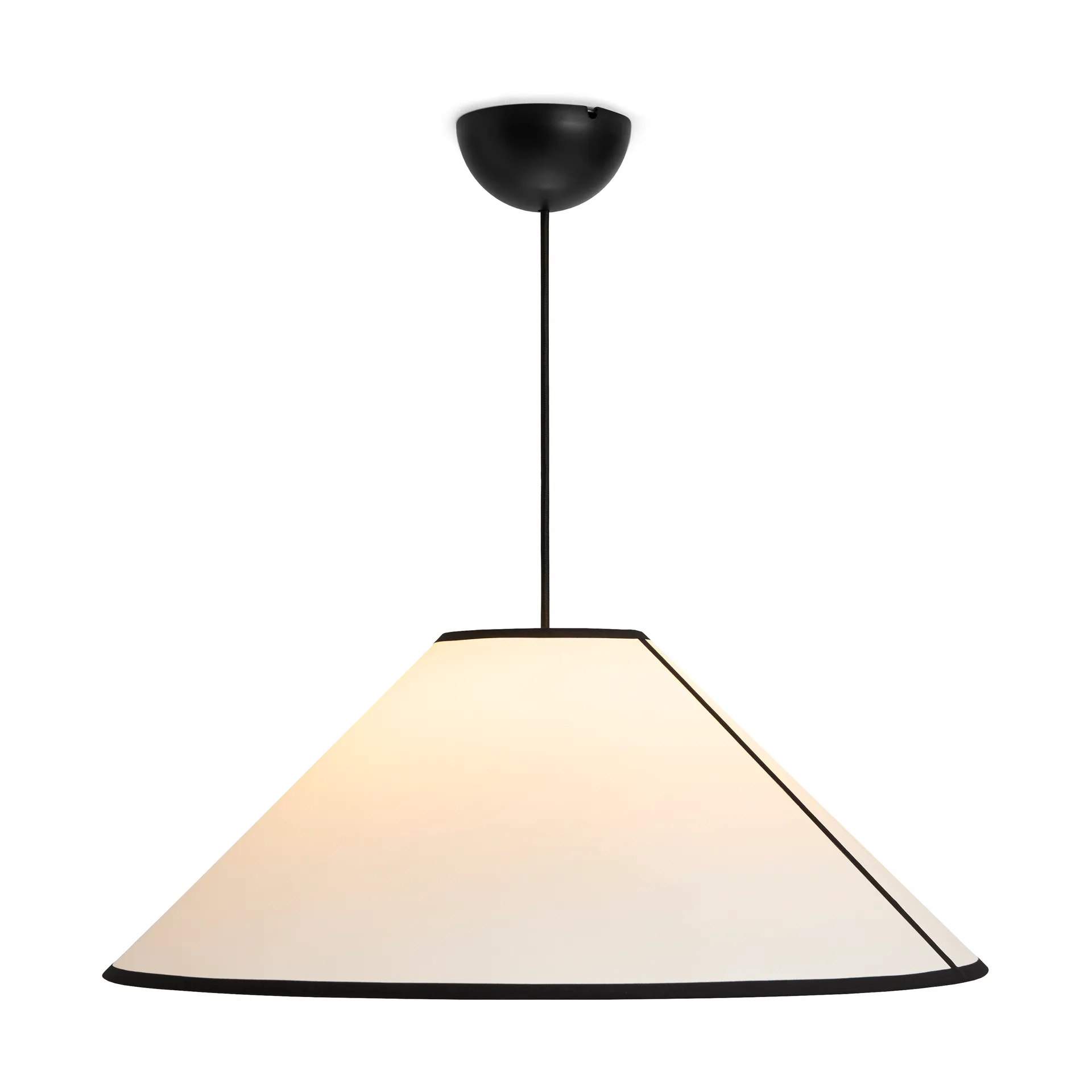 Lámpara colgante Ava Cone  60 cm, Blanco HAY