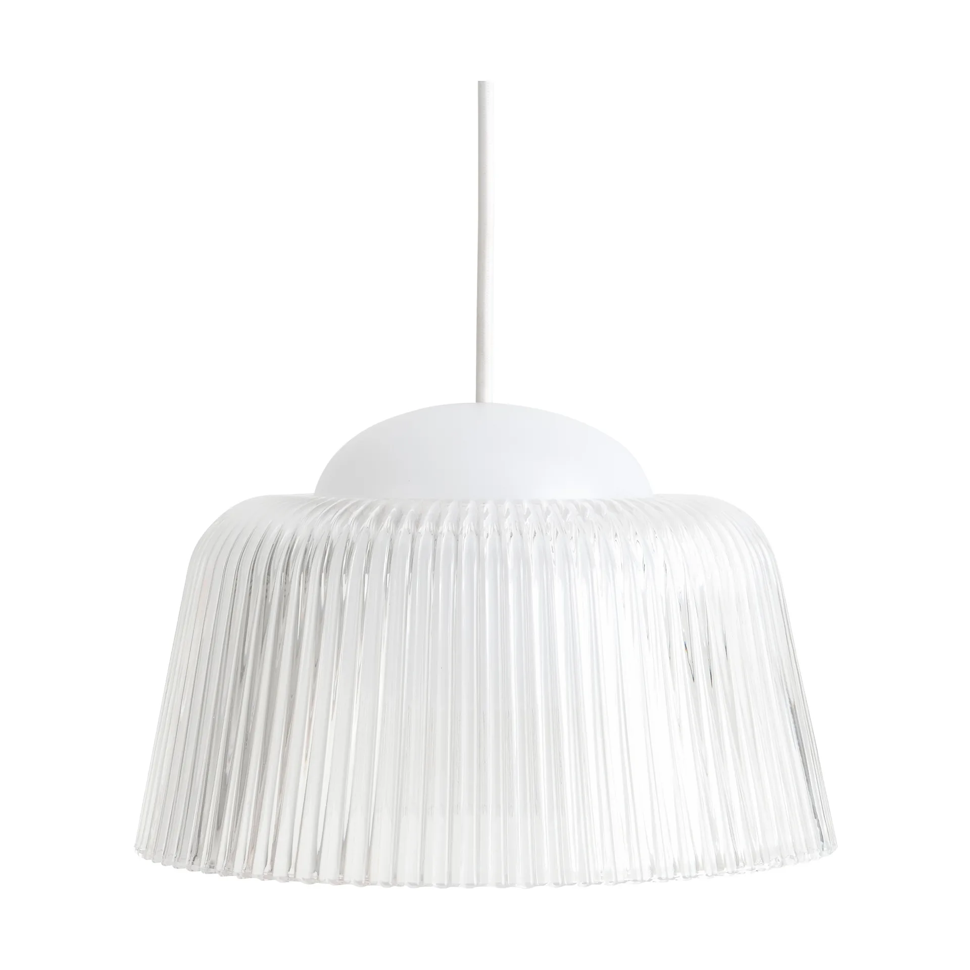 Lámpara colgante Brim Bottle Ø24,5 cm, Clear glass HAY