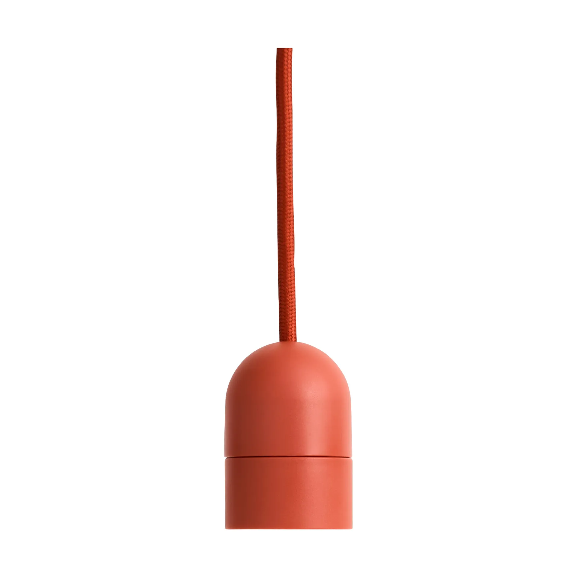 Lámpara colgante Common Pendant Cord set Ø12 cm, Rusty red HAY