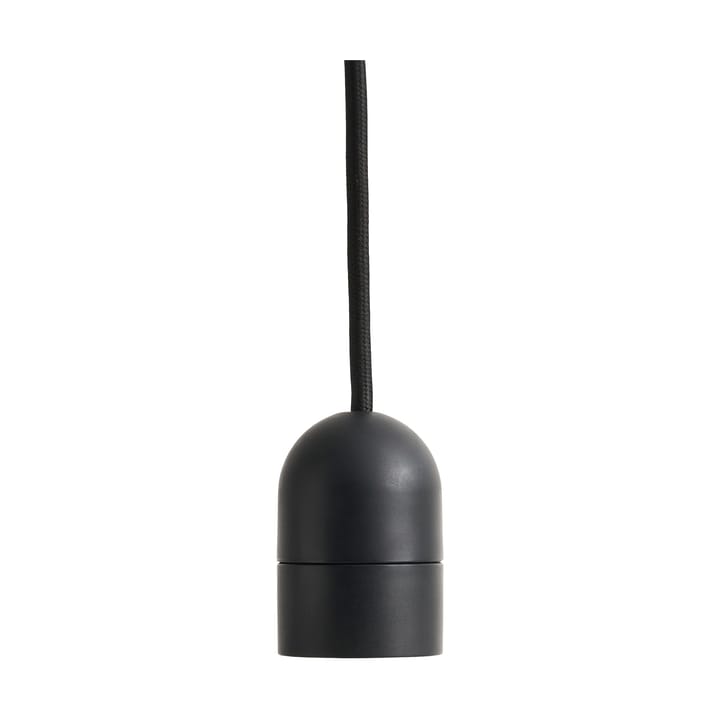 Lámpara colgante Common Pendant Cord set Ø12 cm - Soft black - HAY