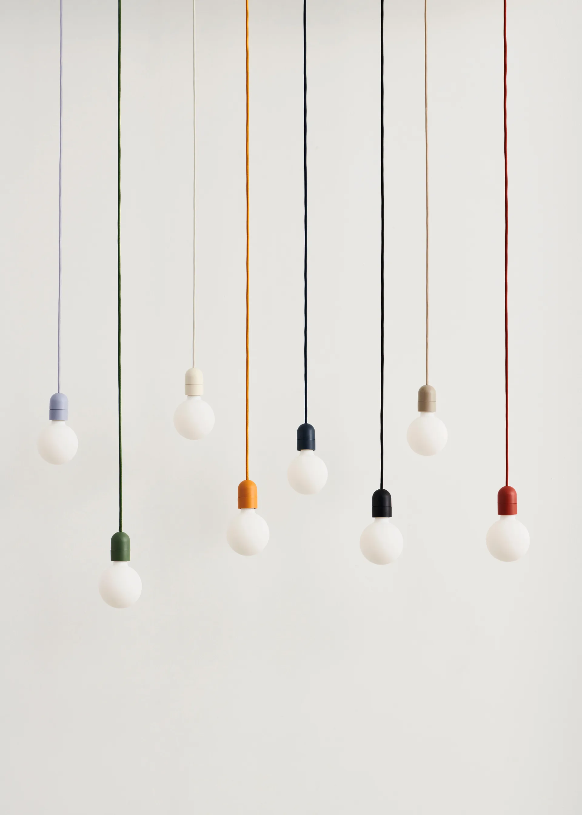 Lámpara colgante Common Pendant Cord set Ø12 cm, Soft black HAY