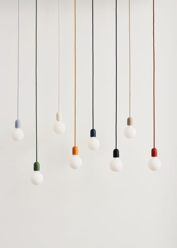 Lámpara colgante Common Pendant Cord set Ø12 cm - Soft black - HAY