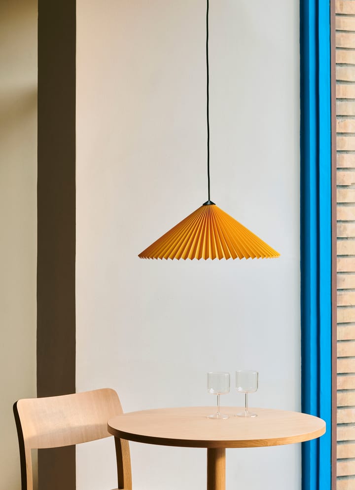 Lámpara colgante Matin Pendant 50x50 cm, Yellow HAY