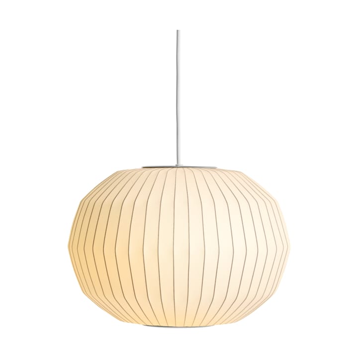 Lámpara colgante Nelson Bubble Angled sphere S, Off white HAY