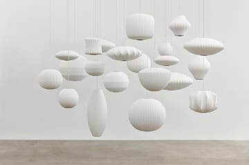 Lámpara colgante Nelson Bubble Angled sphere S - Off white - HAY