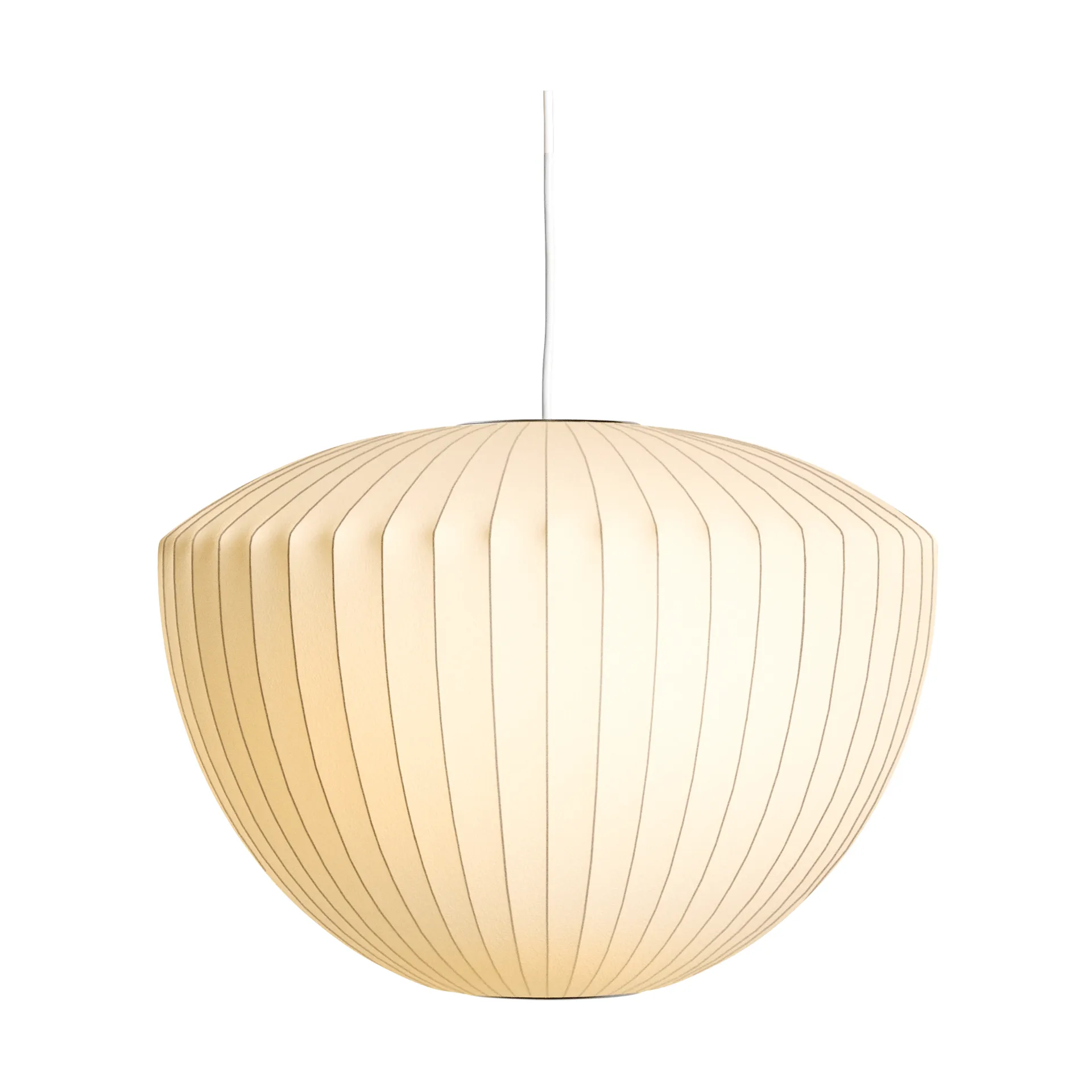 Lámpara colgante Nelson Bubble Apple, Off white HAY