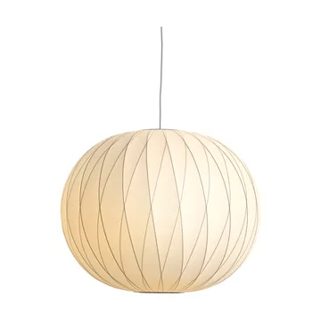 Lámpara colgante Nelson Bubble Ball crisscross M - Off white - HAY