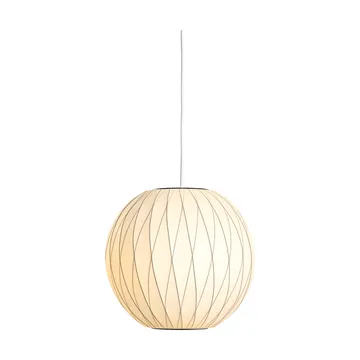 Lámpara colgante Nelson Bubble Ball crisscross S - Off white - HAY