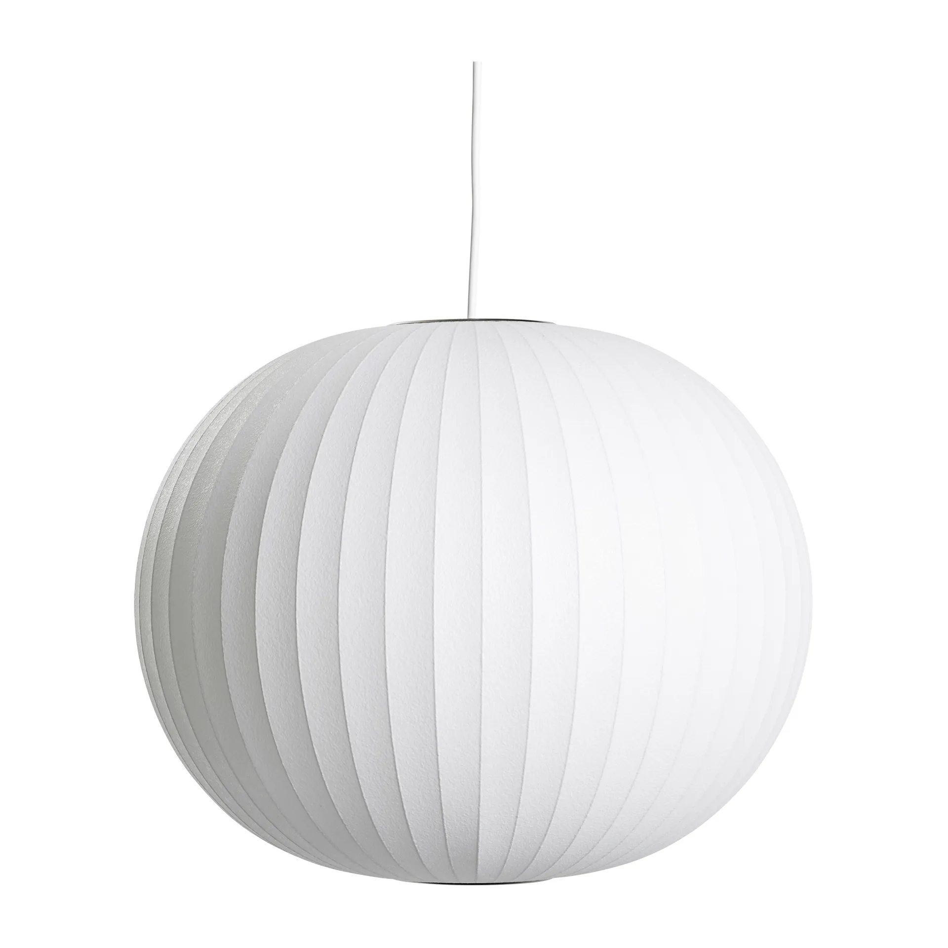 Lámpara colgante Nelson Bubble Ball M, Off white HAY