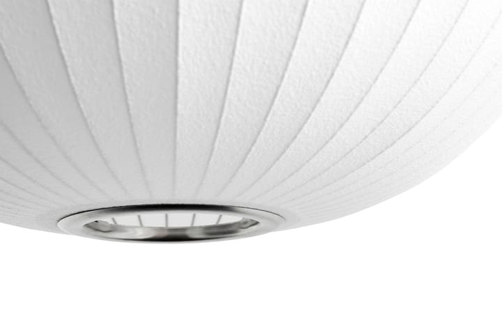 Lámpara colgante Nelson Bubble Ball M, Off white HAY