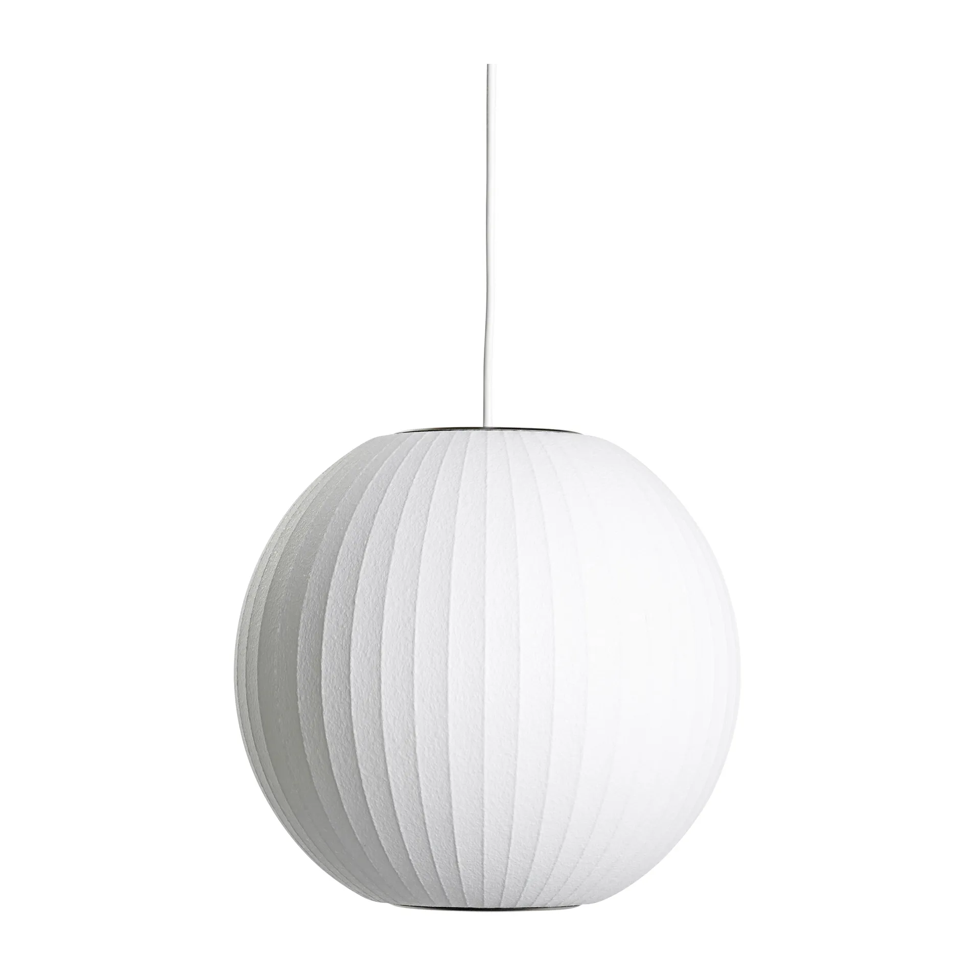 Lámpara colgante Nelson Bubble Ball S, Off white HAY
