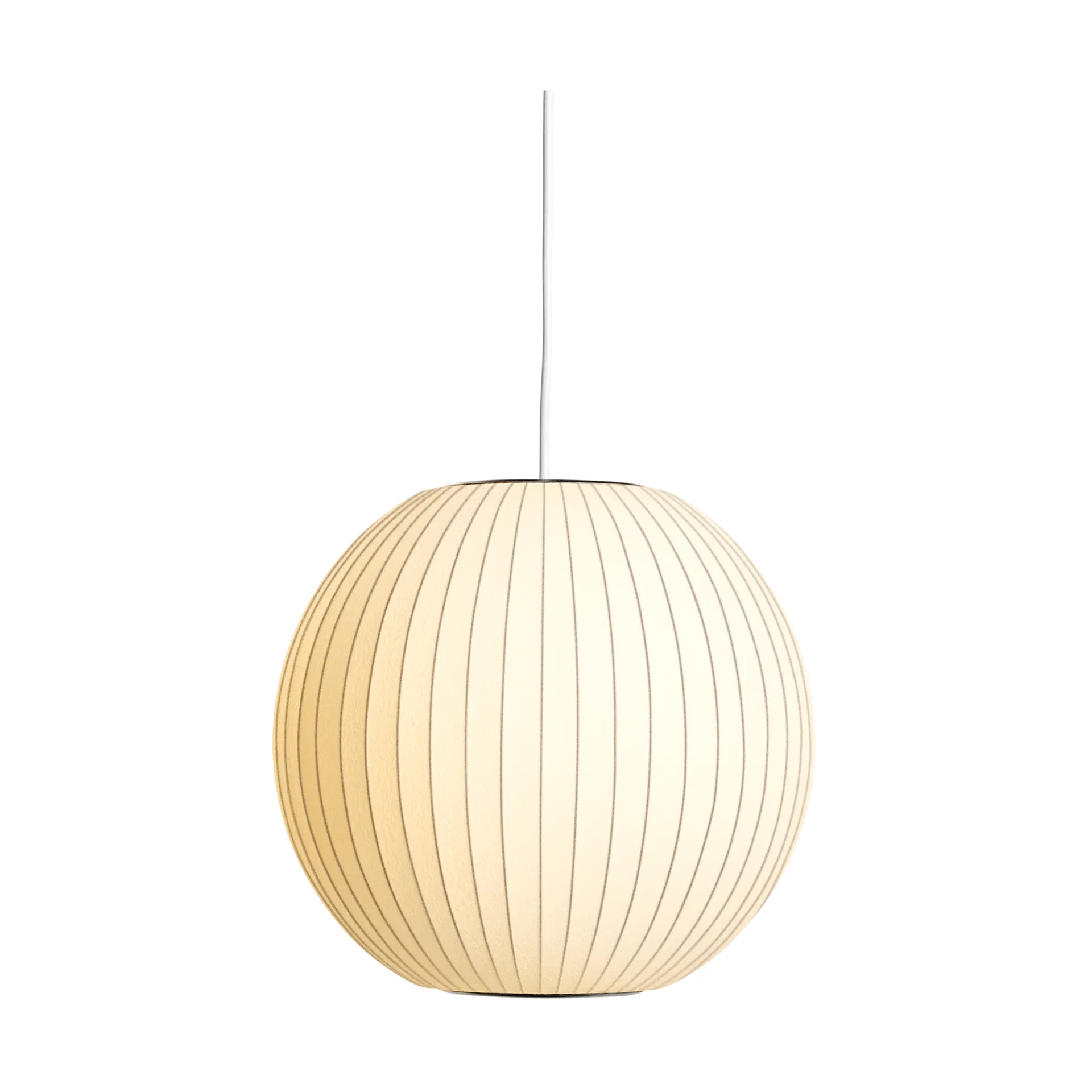 Lámpara colgante Nelson Bubble Ball S, Off white HAY
