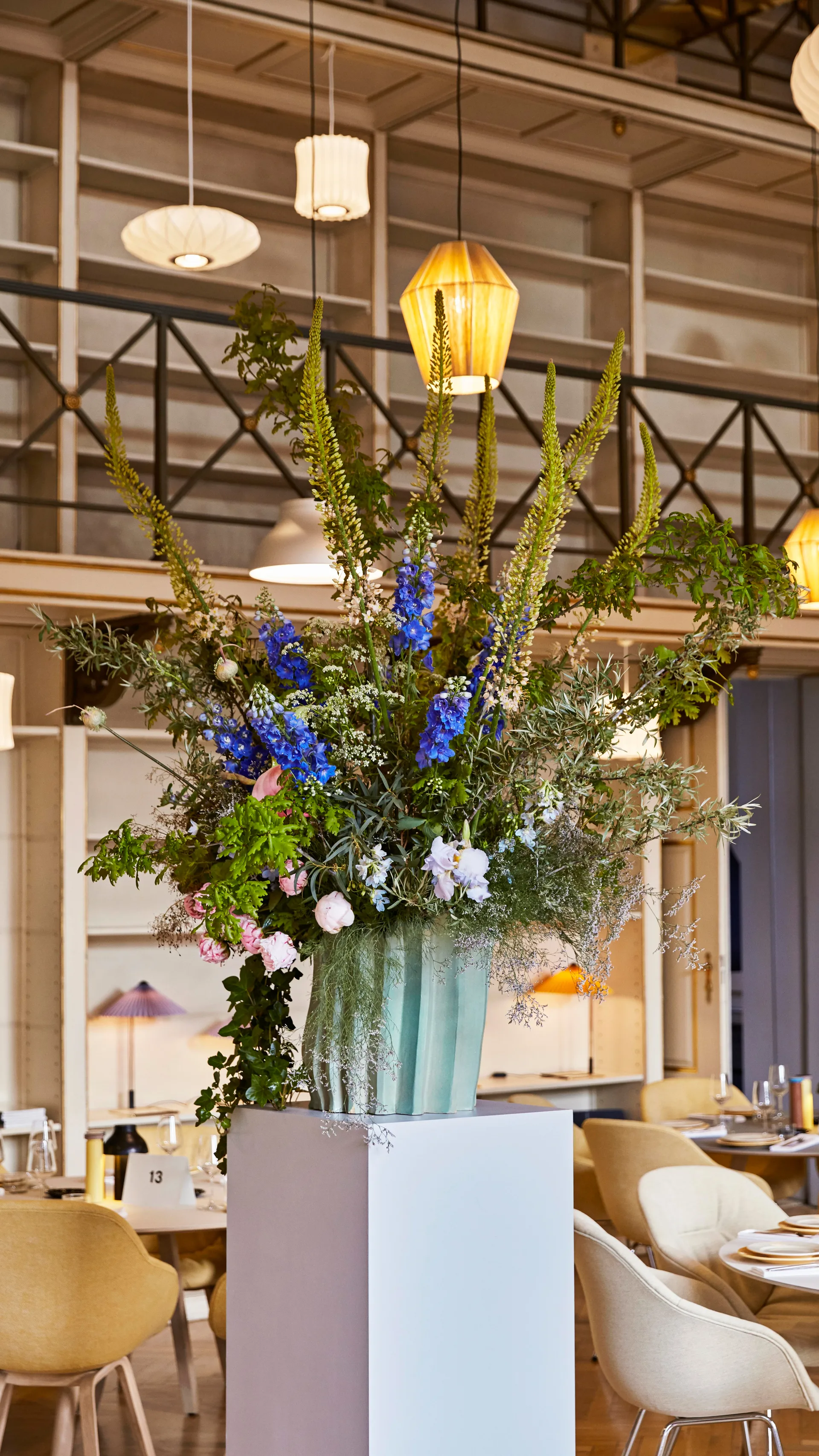 Lámpara colgante Nelson Bubble Lantern, Off white HAY