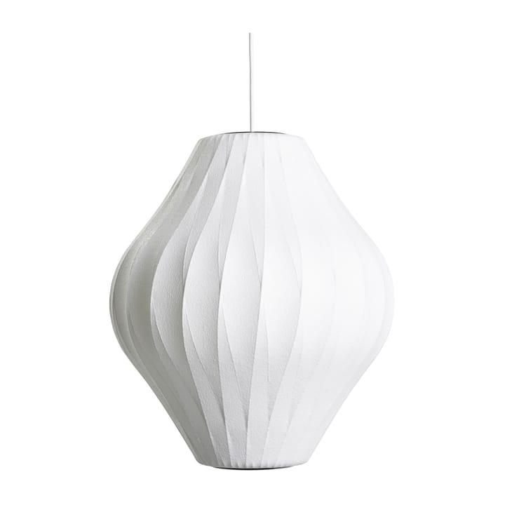 Lámpara colgante Nelson Bubble Pear crisscross M - Off white - HAY