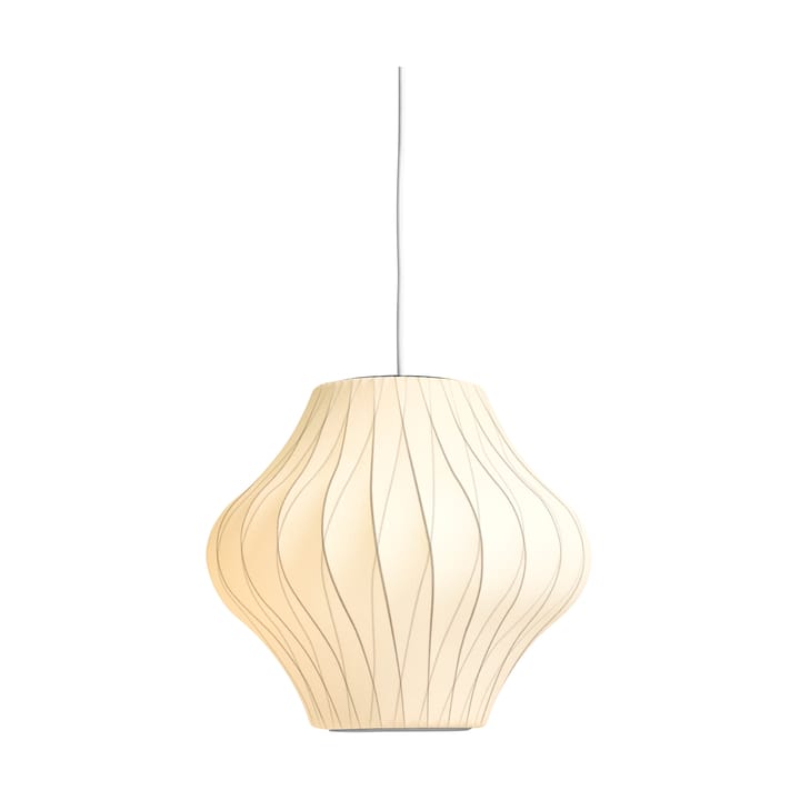 Lámpara colgante Nelson Bubble Pear crisscross S, Off white HAY
