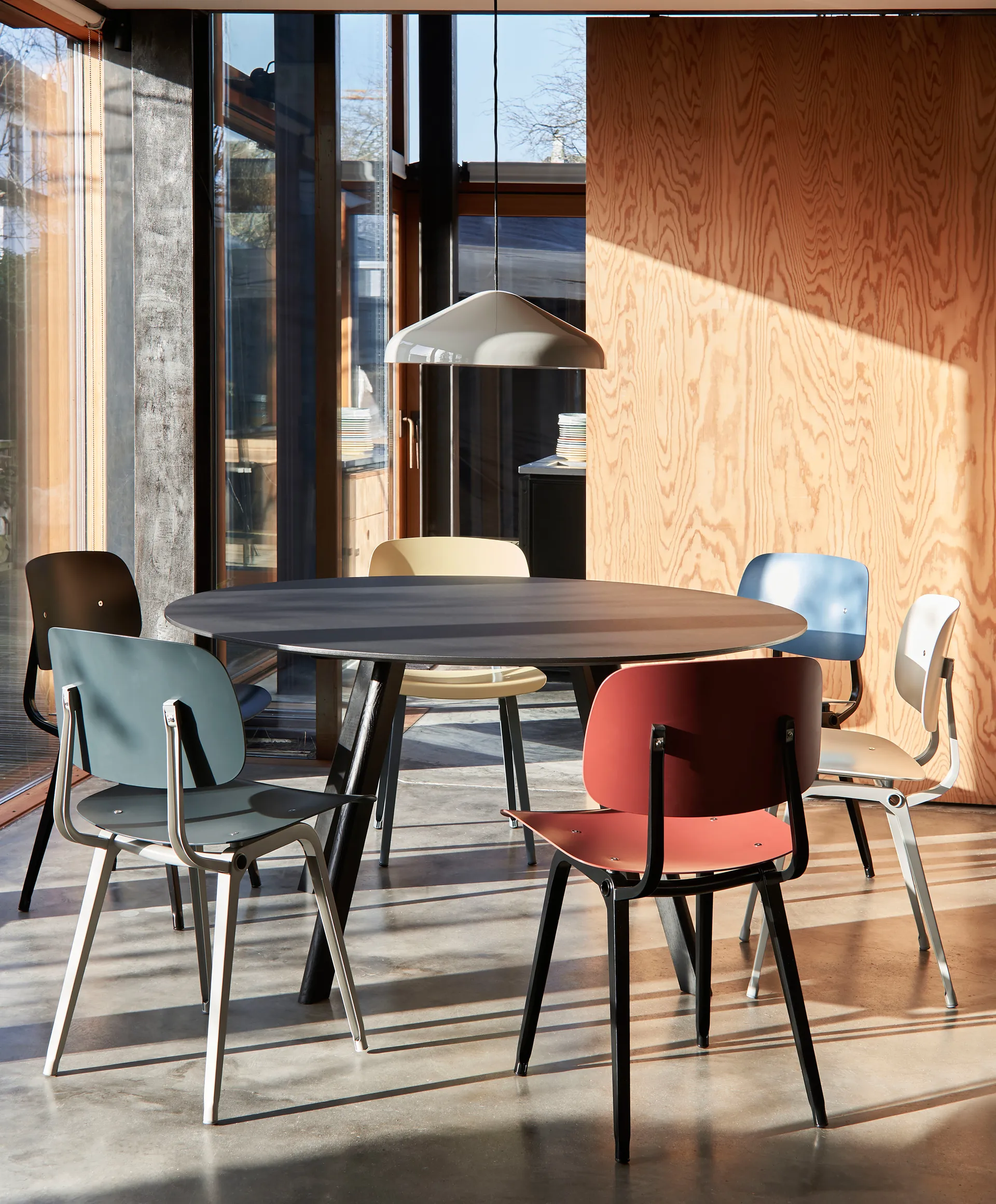 Lámpara colgante Pao Steel Ø47 cm, Cool grey HAY