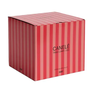 Lámpara de mesa Canelé - Tomato' red - HAY
