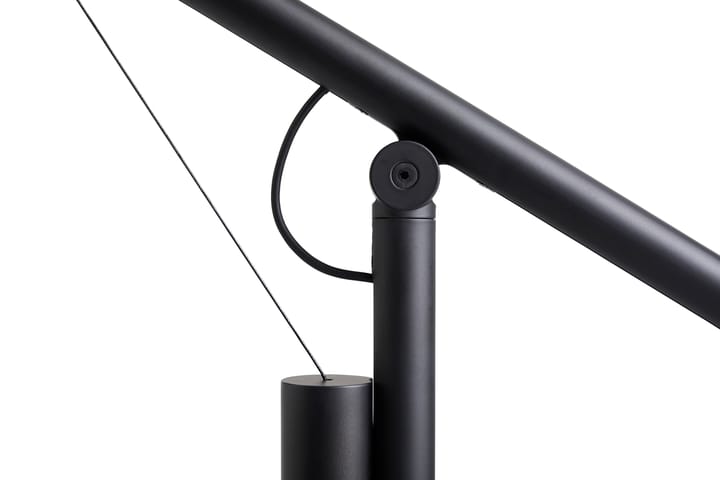 Lámpara de mesa Fifty-Fifty table, Soft black HAY