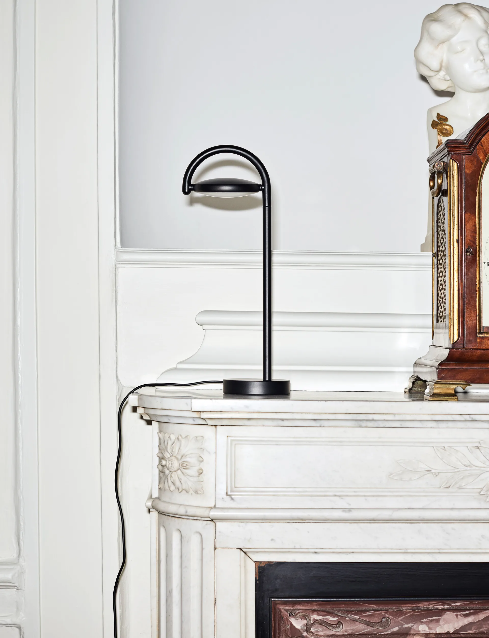 Lámpara de mesa Marselis table, Soft black HAY