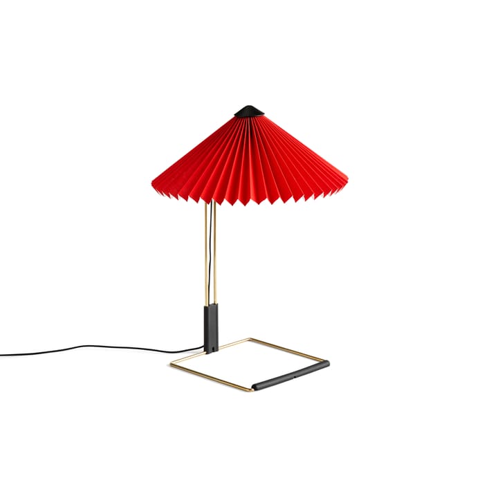 Lámpara de mesa Matin table Ø30 cm - Bright red shade - HAY