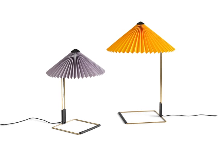 Lámpara de mesa Matin table Ø38 cm, Yellow shade HAY