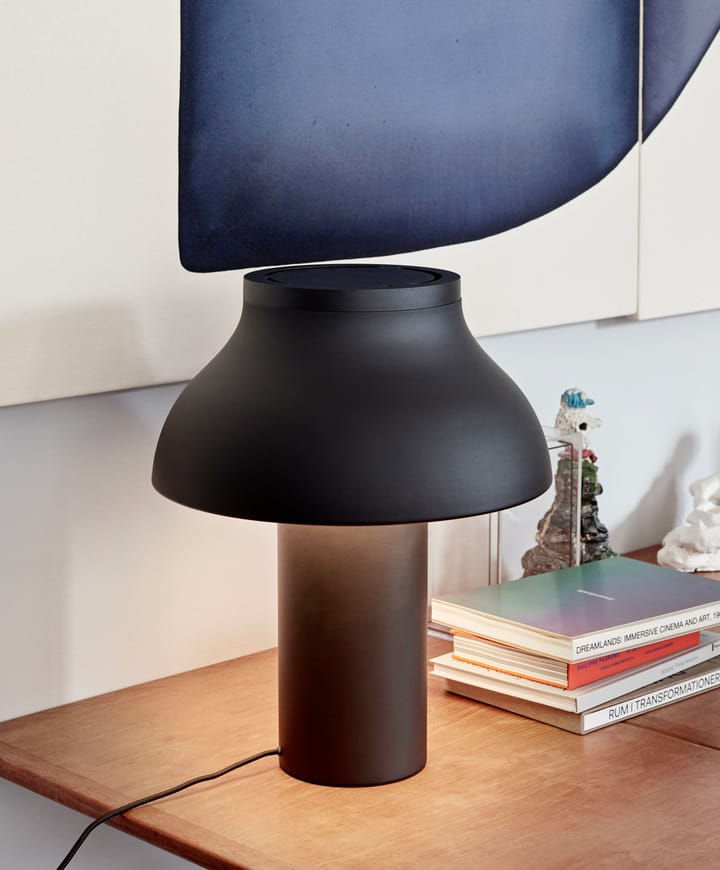 Lámpara de mesa PC table L Ø40 cm, Soft black HAY