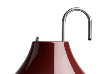 Lámpara de mesa portátil Mousqueton - Iron red - HAY
