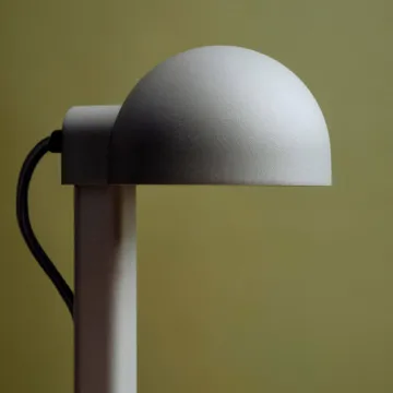 Lámpara de mesa Posto - Silver grey - HAY