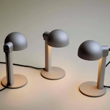 Lámpara de mesa Posto - Silver grey - HAY