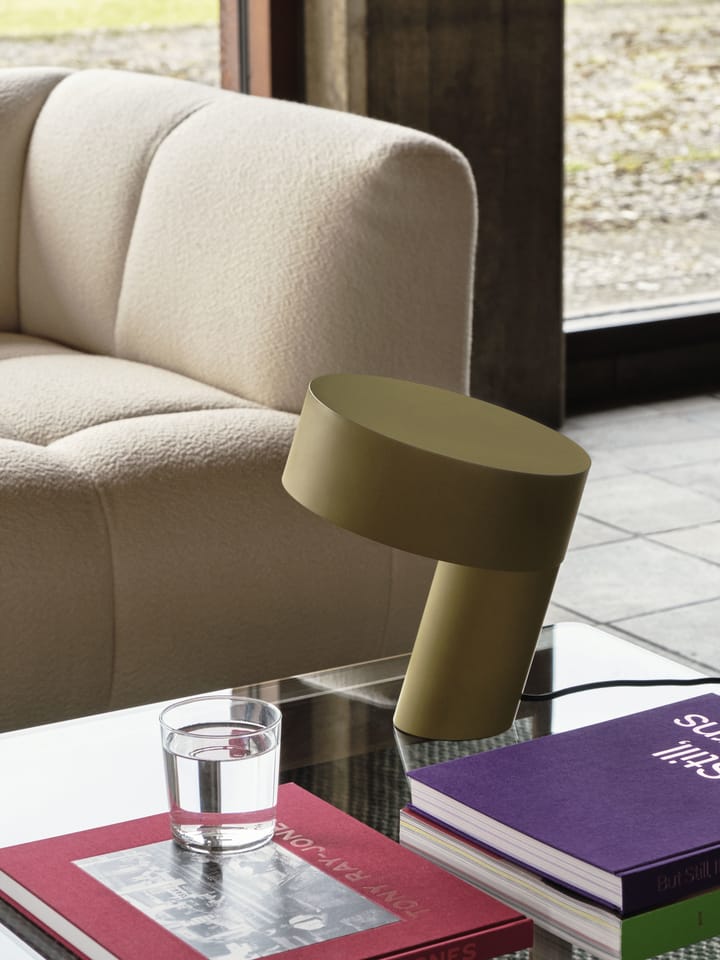 Lámpara de mesa Slant , Khaki Green HAY