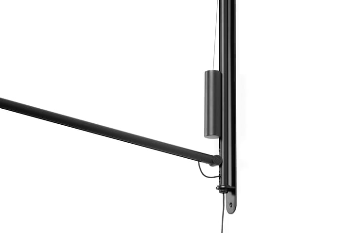Lámpara de pared Fifty-Fifty wall, Soft black HAY
