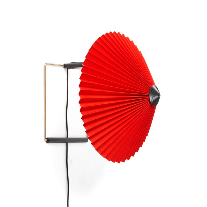 Lámpara de pared Matin wall Ø30 cm - Bright red shade - HAY