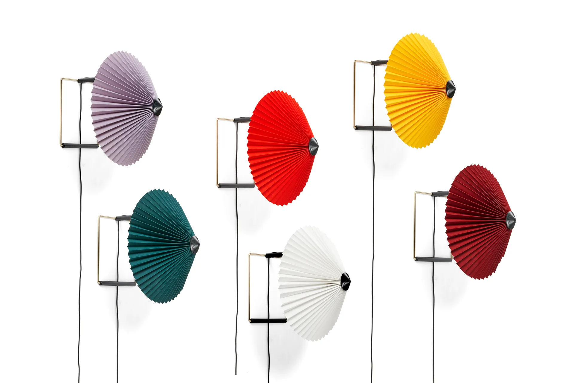 Lámpara de pared Matin wall Ø30 cm, White shade HAY