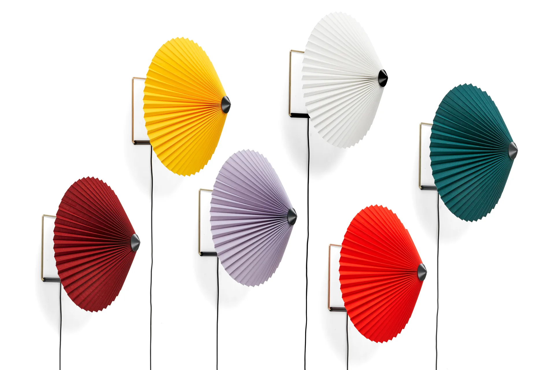 Lámpara de pared Matin wall Ø38 cm, Green shade HAY