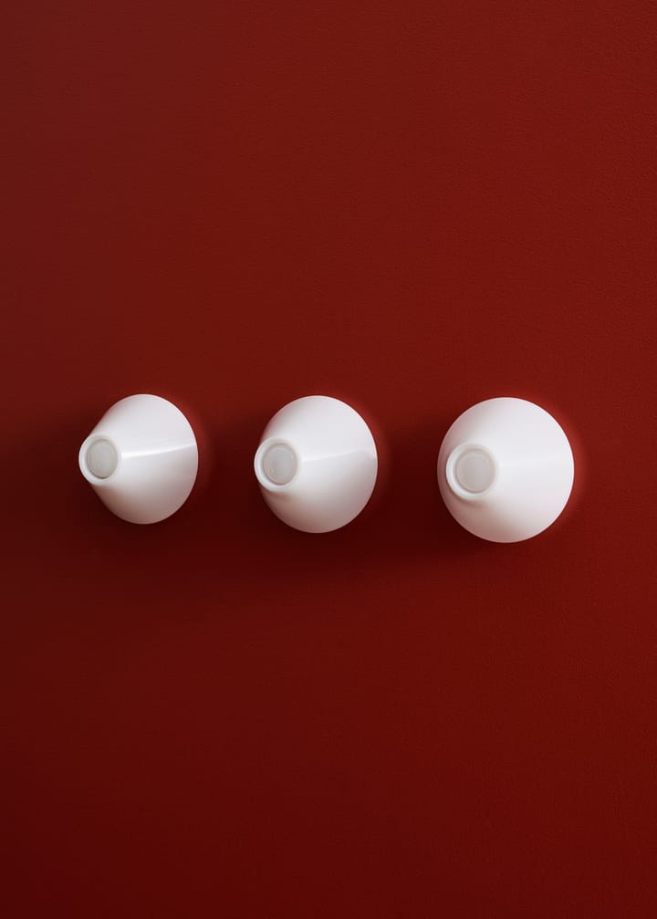 Lámpara de pared Ono Flush Mount Ø20 cm, Opal acrylic HAY