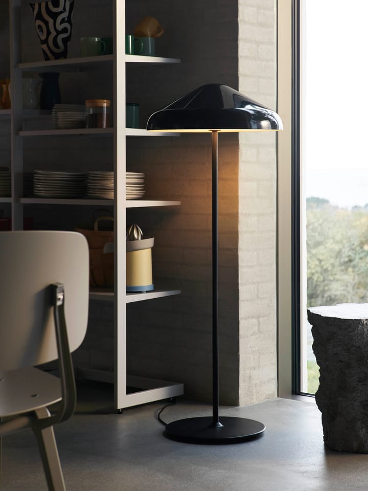 Lámpara de pie Pao Steel Ø47 cm, Soft black HAY