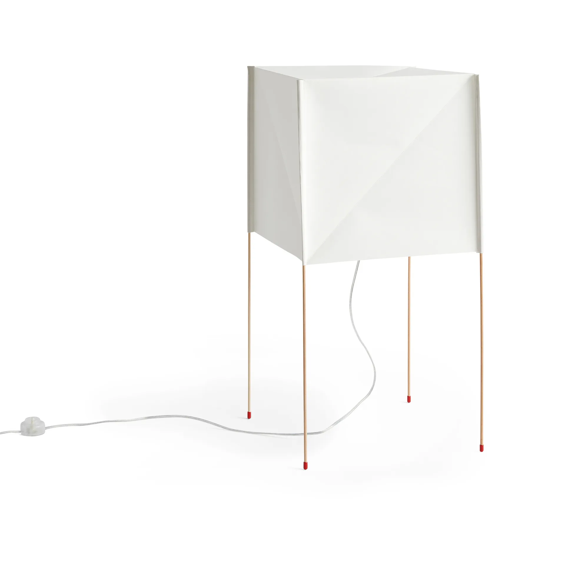Lámpara de pie Paper Cube, blanco HAY
