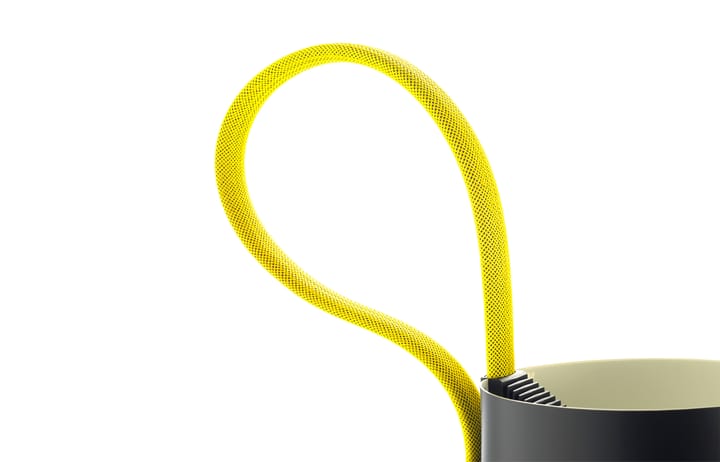 Lámpara de pie Rope Trick, Negro-amarillo HAY